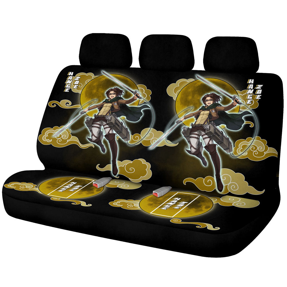 Hange Zoe Car Back Seat Covers Custom Attack On Titan Anime Car Accessories - Gearcarcover - 1