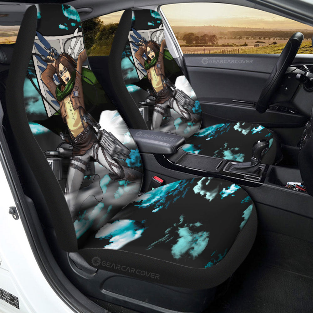 Hange Zoe Car Seat Covers Custom Attack On Titan Anime Car Accessories - Gearcarcover - 3