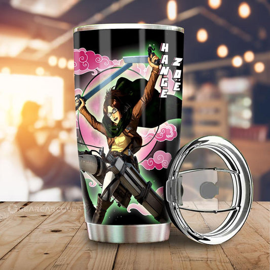 Hange Zoe Tumbler Cup Custom Attack On Titan Anime - Gearcarcover - 1