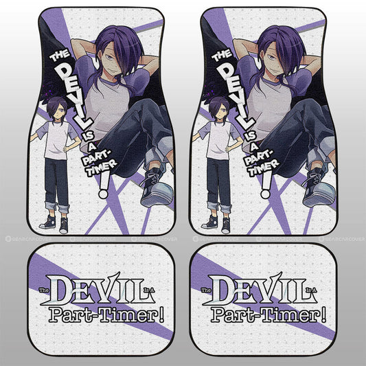 Hanzo Urushihara Car Floor Mats Custom The Devil Is a Part Timer Anime Car Accessories - Gearcarcover - 2