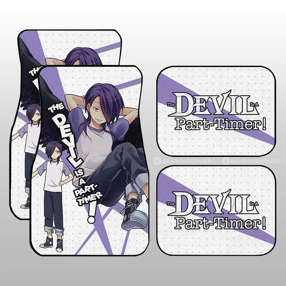 Hanzo Urushihara Car Floor Mats Custom The Devil Is a Part Timer Anime Car Accessories - Gearcarcover - 3