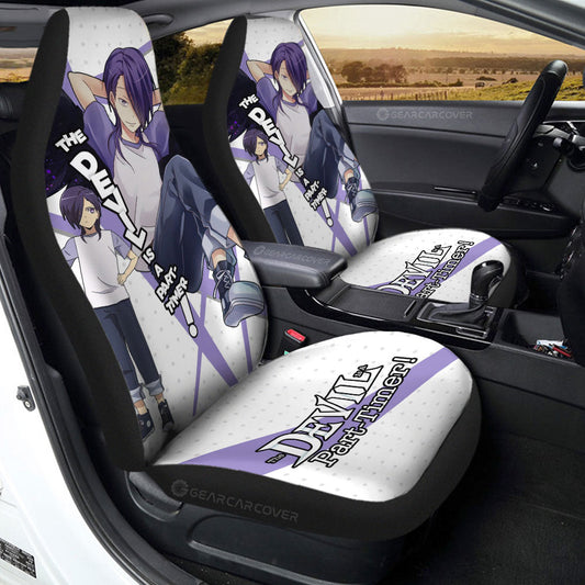 Hanzo Urushihara Car Seat Covers Custom The Devil Is a Part Timer Anime Car Accessories - Gearcarcover - 2