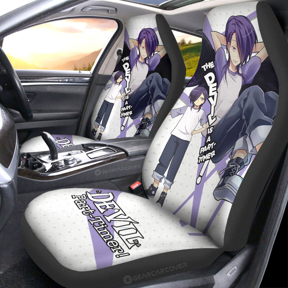 Hanzo Urushihara Car Seat Covers Custom The Devil Is a Part Timer Anime Car Accessories - Gearcarcover - 3