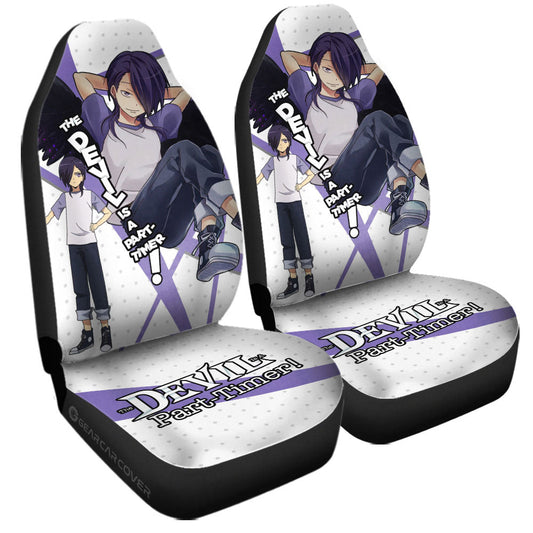 Hanzo Urushihara Car Seat Covers Custom The Devil Is a Part Timer Anime Car Accessories - Gearcarcover - 1