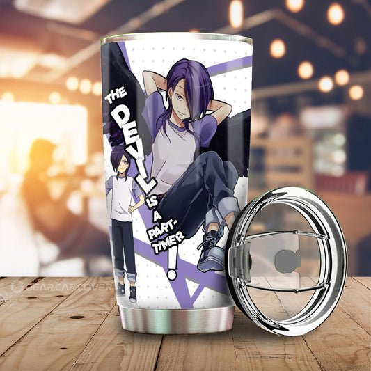 Hanzo Urushihara Tumbler Cup Custom The Devil Is a Part-Timer! Anime Car Accessories - Gearcarcover - 1