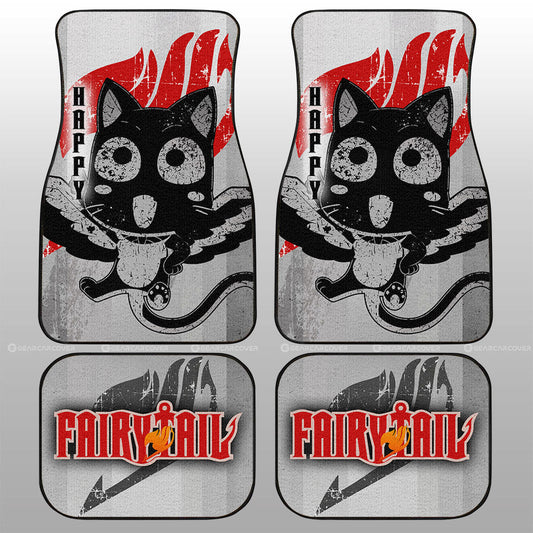 Happy Car Floor Mats Custom Fairy Tail Anime Car Interior Accessories - Gearcarcover - 1
