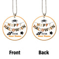 Happy Halloween Personalized Ornament Custom Name Car Interior Accessories - Gearcarcover - 4