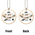 Happy Halloween Personalized Ornament Custom Name Car Interior Accessories - Gearcarcover - 5