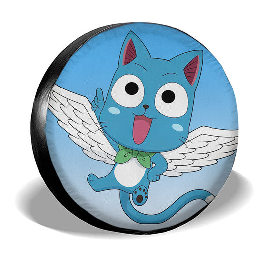 Happy Spare Tire Covers Custom Fairy Tail Anime Car Accessories - Gearcarcover - 2