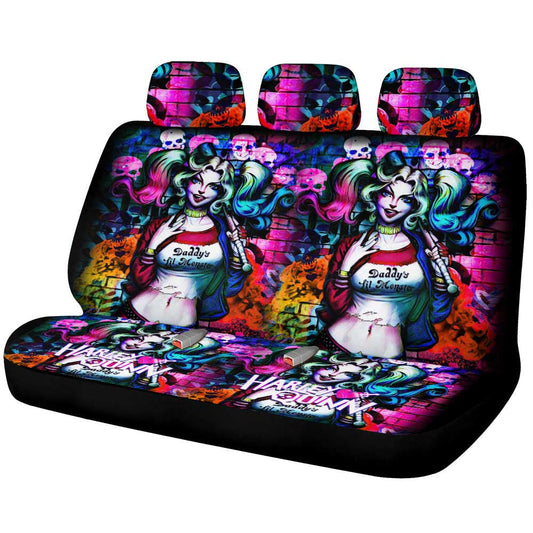 Harley Quinn Car Back Seat Cover Custom Car Accessories - Gearcarcover - 1