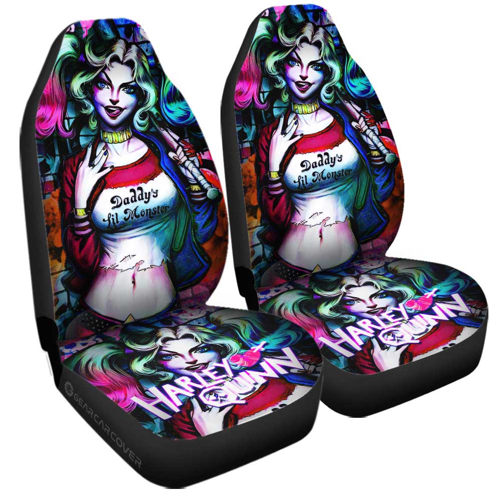 Harley Quinn Car Seat Covers Custom Movies Car Accessories - Gearcarcover - 3