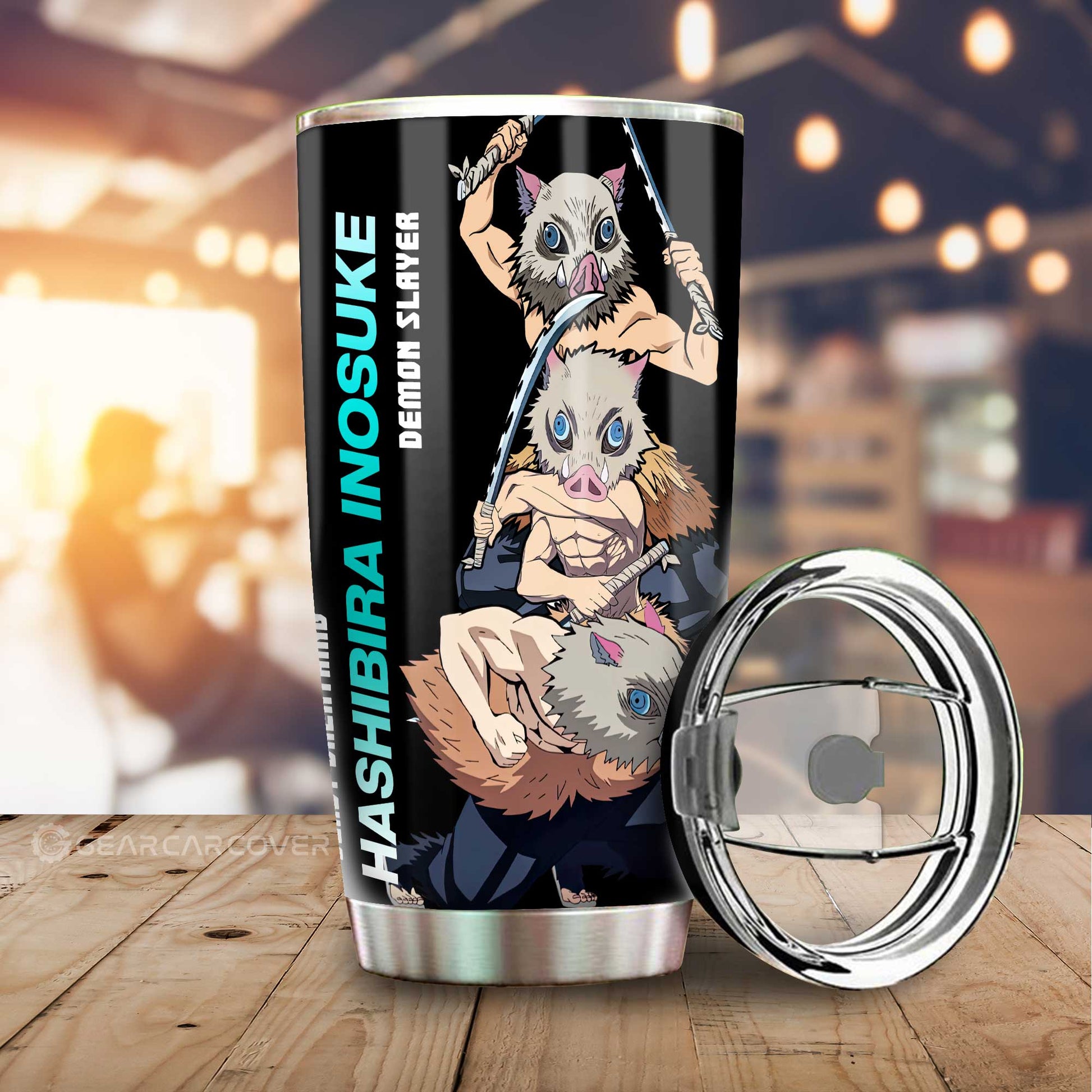 Hashibira Inosuke Tumbler Cup Custom Demon Slayer Anime - Gearcarcover - 1