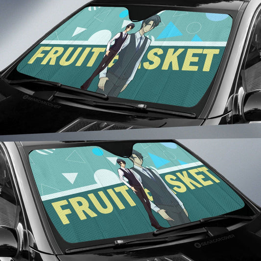 Hatori Sohma Car Sunshade Custom Fruit Basket Anime Car Accessories - Gearcarcover - 2