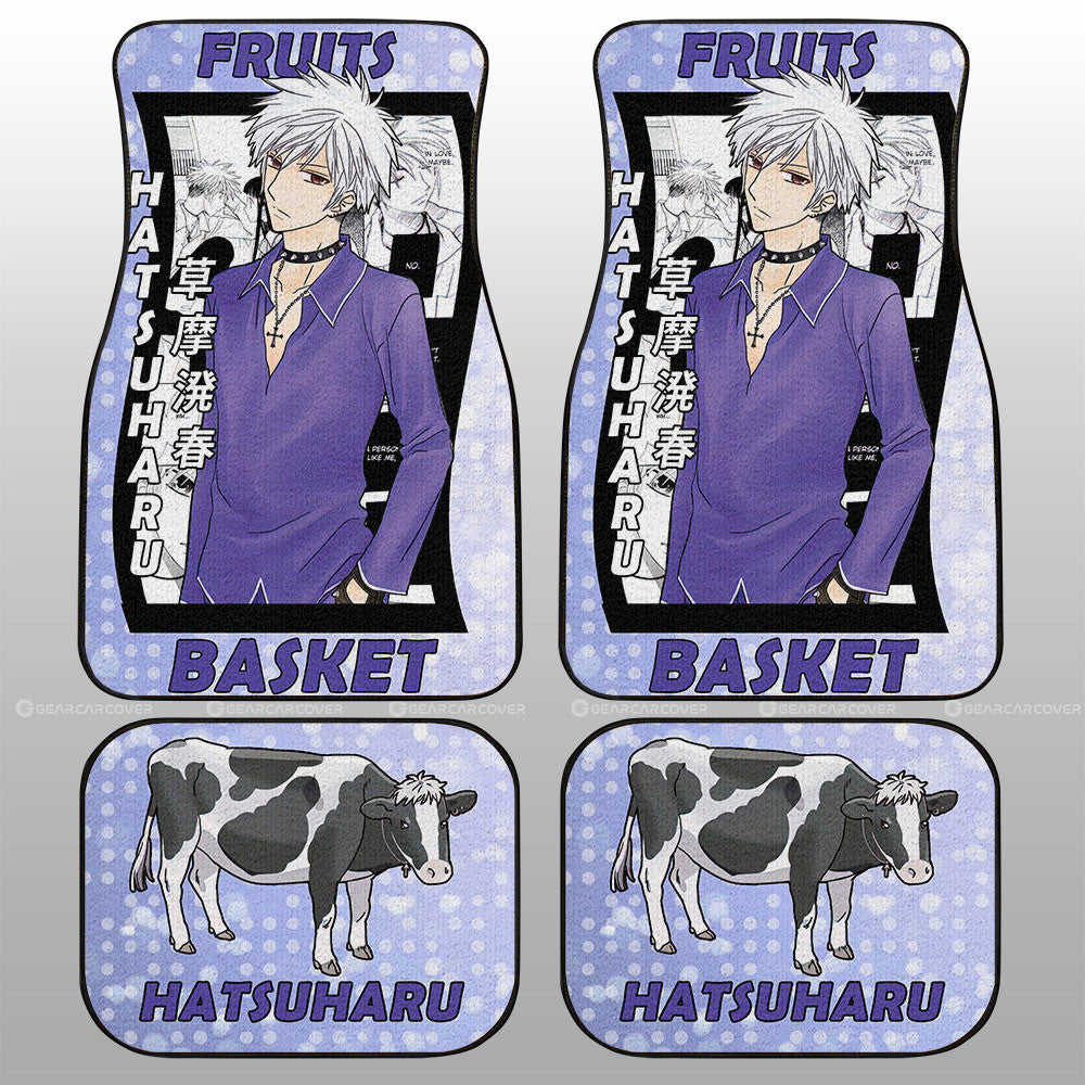 Hatsuharu Sohma Car Floor Mats Custom Fruits Basket Anime Car Accessories - Gearcarcover - 1