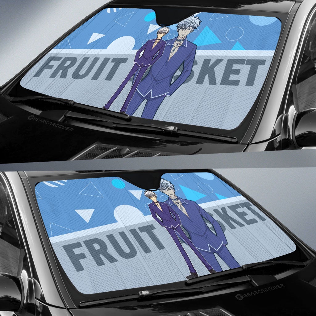 Hatsuharu Sohma Car Sunshade Custom Fruit Basket Anime Car Accessories - Gearcarcover - 2