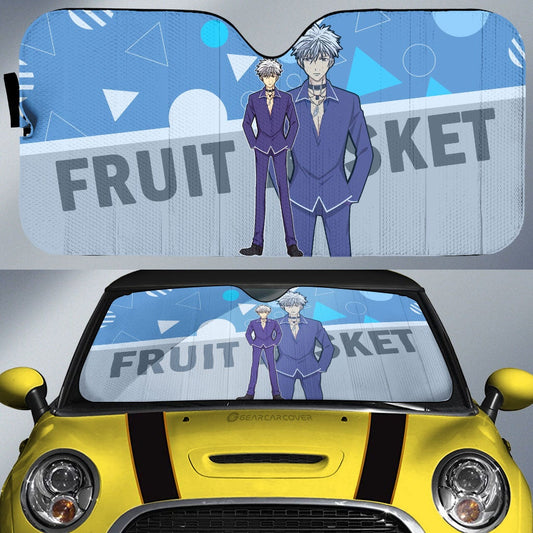Hatsuharu Sohma Car Sunshade Custom Fruit Basket Anime Car Accessories - Gearcarcover - 1