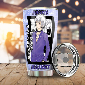 Hatsuharu Sohma Tumbler Cup Custom Fruits Basket Anime Car Interior Accessories - Gearcarcover - 1