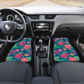 Hawaiian Car Floor Mats Custom Hibiscus Tropical Flower Leaves Car Accessories - Gearcarcover - 3