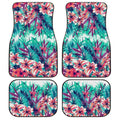Hawaiian Car Floor Mats Custom Tropical Flower Car Accessories - Gearcarcover - 1