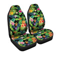 Hawaiian Car Seat Covers Custom Pineaple Tropical Flower Car Accessories - Gearcarcover - 3