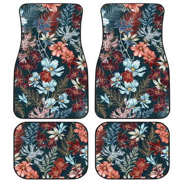 Hawaiian Hibiscus Car Floor Mats Custom Car Interior Accessories - Gearcarcover - 1