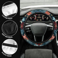 Hawaiian Steering Wheel Cover Custom Tropical Flowers Car Accessories - Gearcarcover - 3