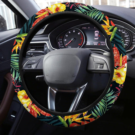 Hawaiian Steering Wheel Covers Custom Hawaiian Car Accessories - Gearcarcover - 2