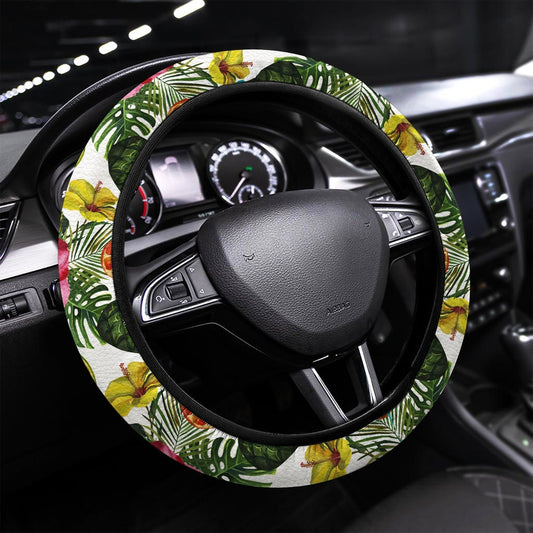 Hawaiian Steering Wheel Covers Custom Tropical Car Accessories - Gearcarcover - 1