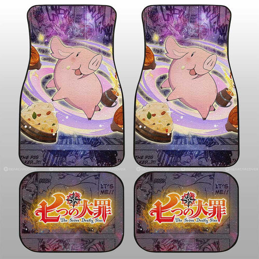 Hawk Car Floor Mats Custom Seven Deadly Sins Anime Galaxy Manga Style - Gearcarcover - 2