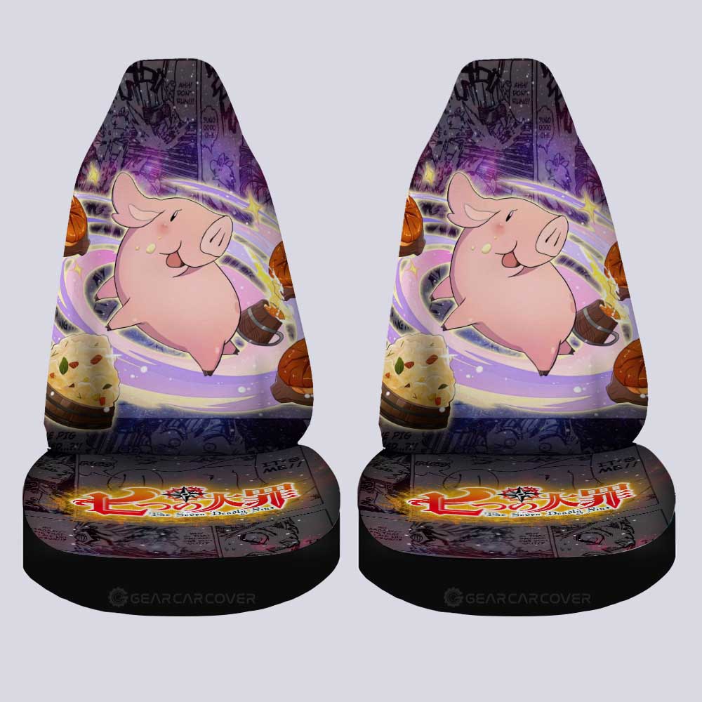 Hawk Car Seat Covers Custom Seven Deadly Sins Anime Galaxy Manga Style - Gearcarcover - 4