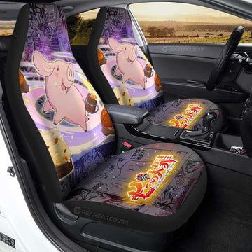 Hawk Car Seat Covers Custom Seven Deadly Sins Anime Galaxy Manga Style - Gearcarcover - 1