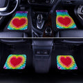 Heart Tie Dye Car Floor Mats Custom Hippie Car Accessories - Gearcarcover - 2