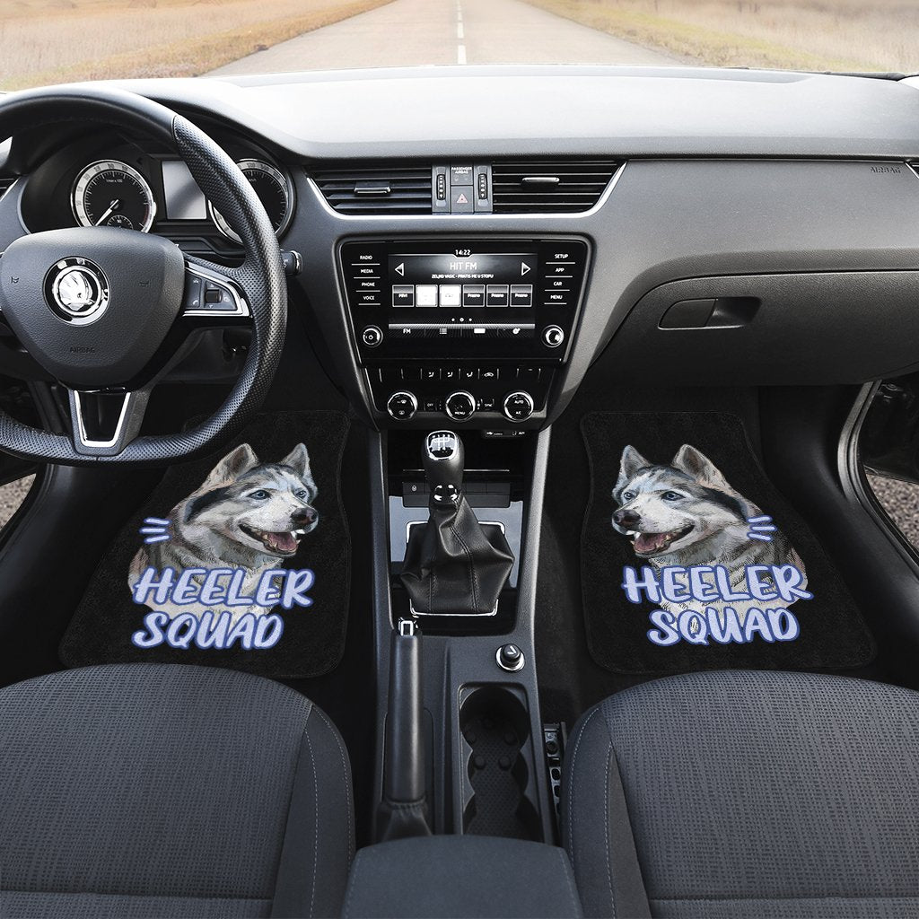 Heeler Squad Husky Car Floor Mats Custom Car Accessories Gift Idea For Dog Lovers - Gearcarcover - 3