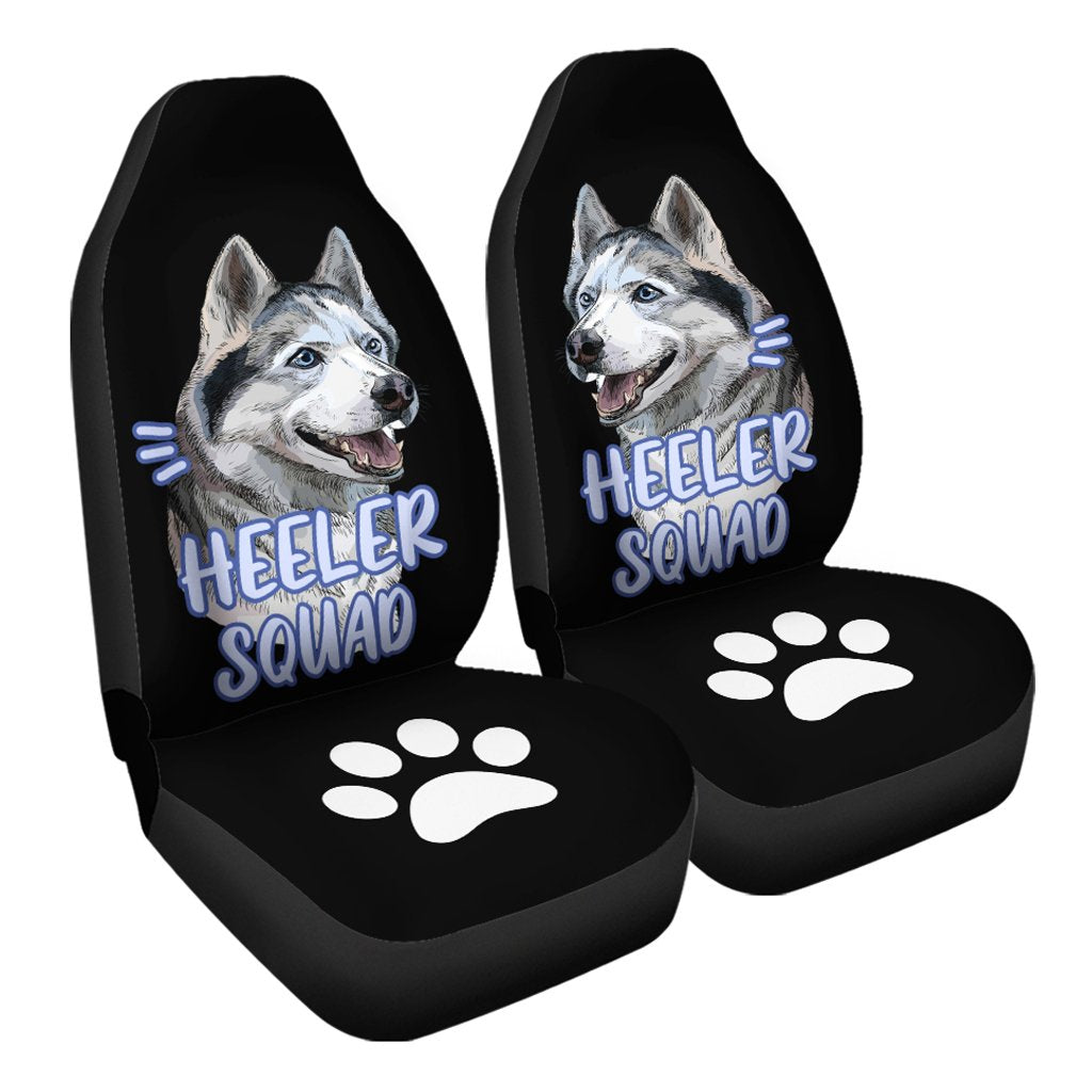 Heeler Squad Husky Car Seat Covers Custom Car Accessories - Gearcarcover - 3