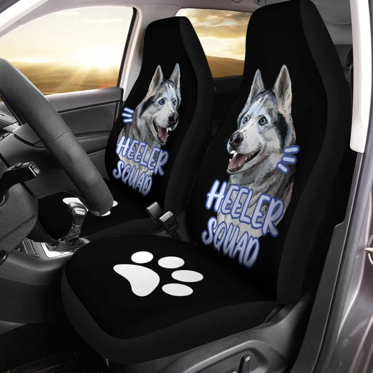 Heeler Squad Husky Car Seat Covers Custom Car Accessories - Gearcarcover - 1