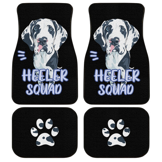 Heller Squad Great Dane Car Floor Mats Custom Car Accessories Gift Idea For Dog Lovers - Gearcarcover - 1