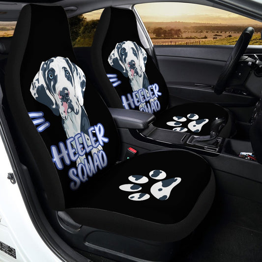 Heller Squad Great Dane Car Seat Covers Custom Gift Idea For Dog Lover - Gearcarcover - 2