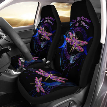 Hello Darkness Dragonfly Car Seat Covers Custom Car Accessories - Gearcarcover - 1