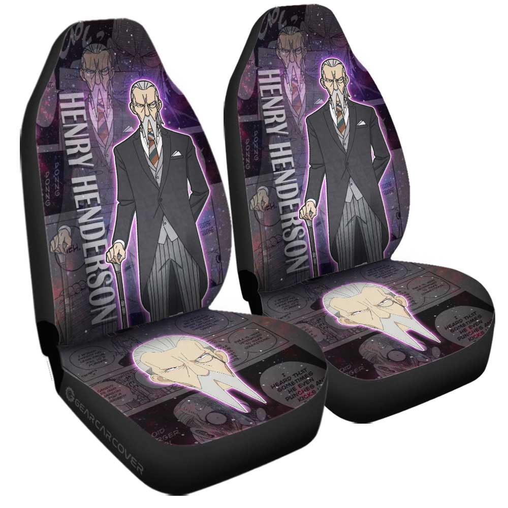 Henry Henderson Car Seat Covers Custom Galaxy Style Spy x Family Anime Car Accessories - Gearcarcover - 3