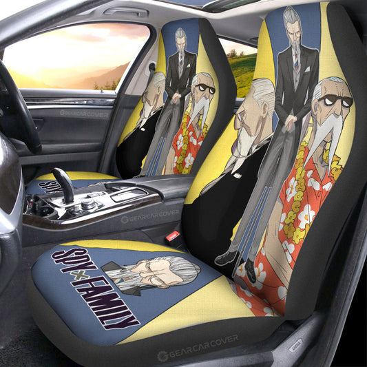 Henry Henderson Car Seat Covers Custom Spy x Family Anime Car Accessories - Gearcarcover - 2