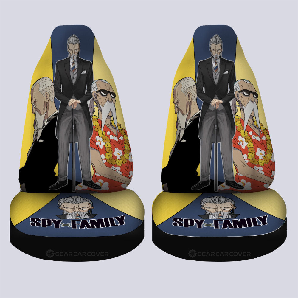 Henry Henderson Car Seat Covers Custom Spy x Family Anime Car Accessories - Gearcarcover - 4