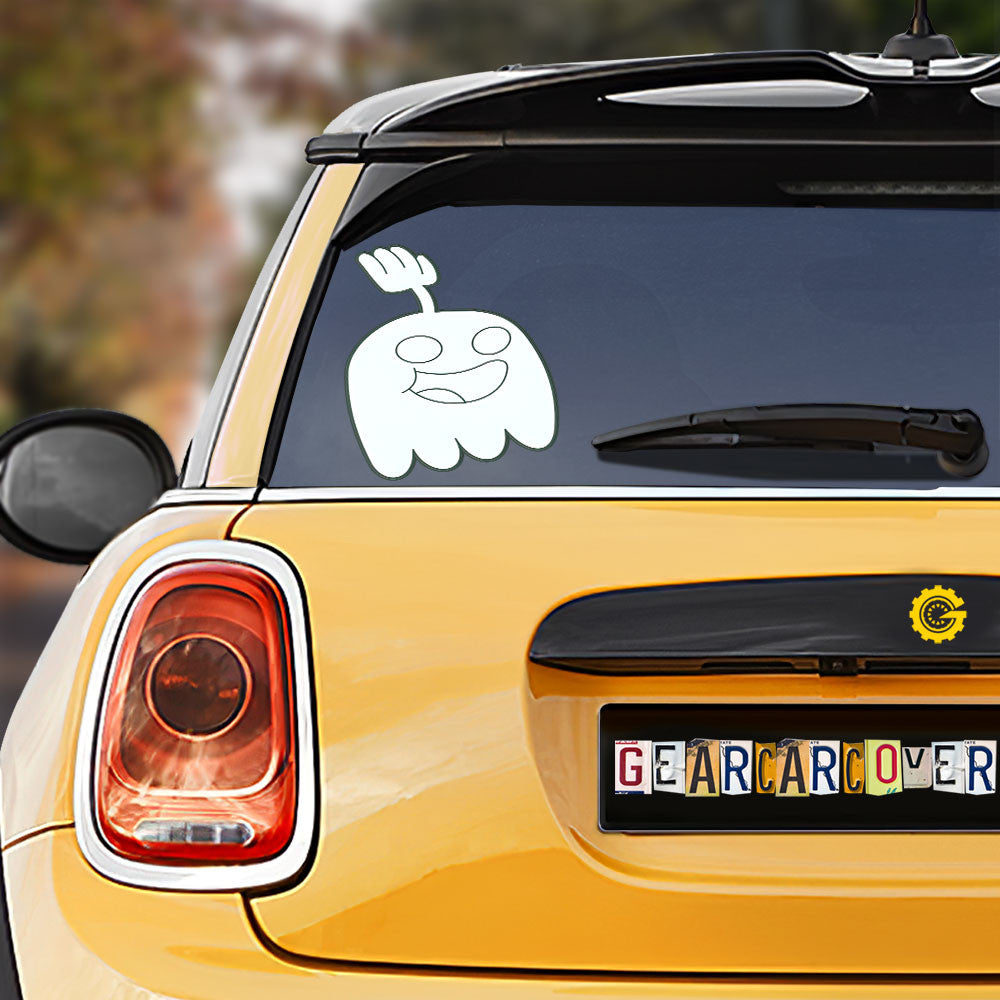 Hi Five Ghost Car Sticker Custom Regular Show Cartoon - Gearcarcover - 1
