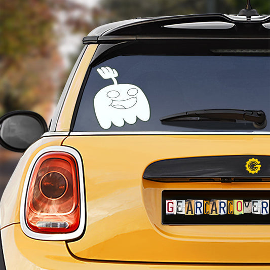 Hi Five Ghost Car Sticker Custom Regular Show Cartoon - Gearcarcover - 1