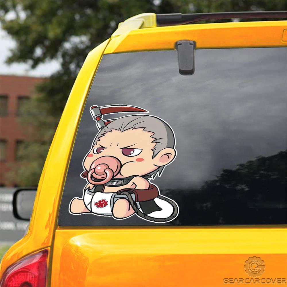 Hidan Car Sticker Custom Akatsuki Member Naru Anime Car Accessories - Gearcarcover - 3