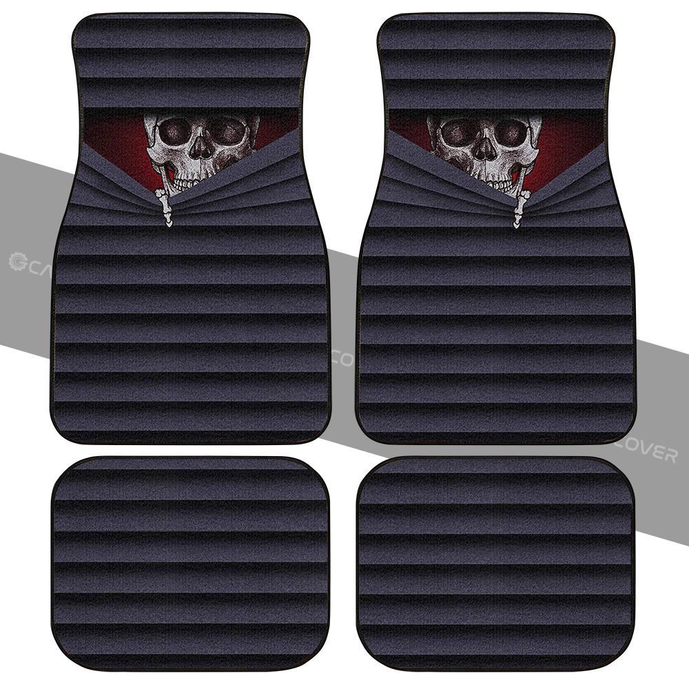 Hidden Skull Car Floor Mats Custom Funny Car Accessories - Gearcarcover - 3