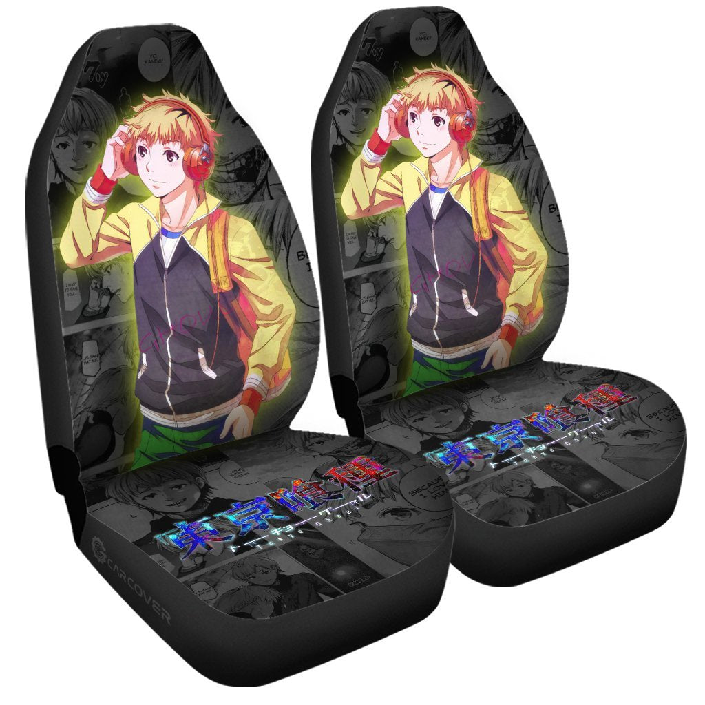 Hideyoshi Nagachika Car Seat Covers Custom Anime Tokyo Ghoul Car Interior Accessories - Gearcarcover - 3