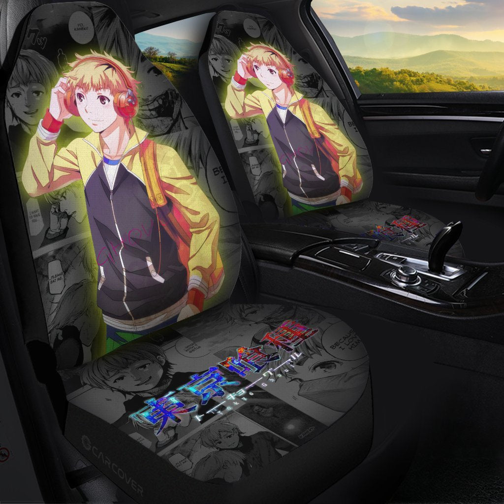 Hideyoshi Nagachika Car Seat Covers Custom Anime Tokyo Ghoul Car Interior Accessories - Gearcarcover - 1