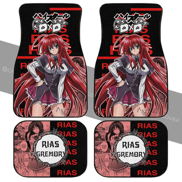 High School DxD Rias Car Floor Mats Custom Anime Car Accessories - Gearcarcover - 1