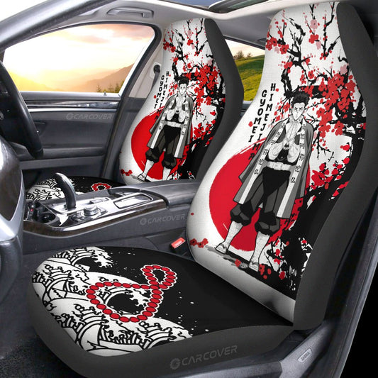 Himejima Car Seat Covers Custom Japan Style Anime Demon Slayer Car Interior Accessories - Gearcarcover - 2