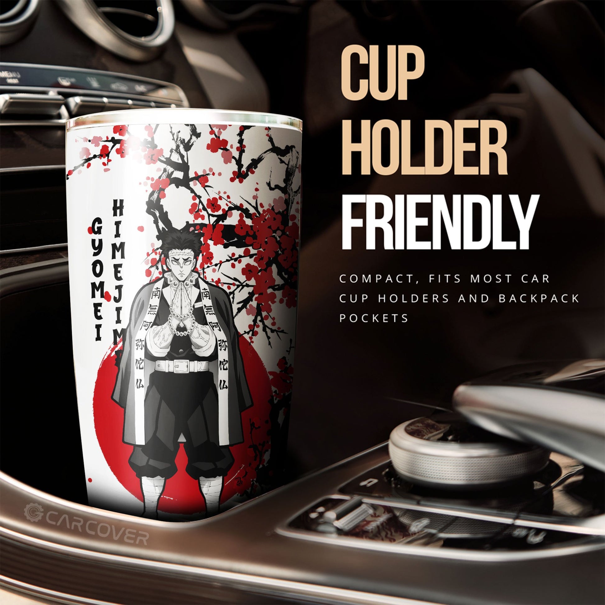 Himejima Tumbler Cup Custom Japan Style Anime Demon Slayer Car Interior Accessories - Gearcarcover - 2